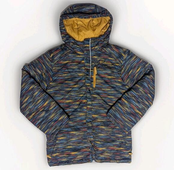 Columbia Lightning Lift Puffer Jacket Boys Waterproof Ski Winter Coat M Medium - Picture 1 of 9